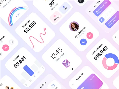 Watch UI Elements - XD Challenge apple smart watch design gadget interface mobile app development company smart watch smart watch face uiux watch watch widgets