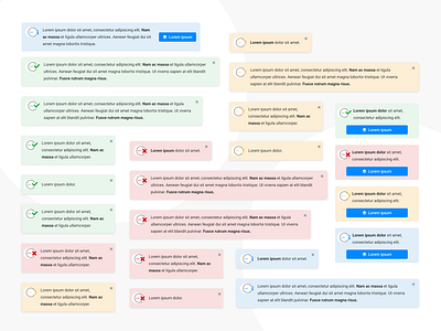 Basic components: Alerts alerts design design system error info interface success ui ux warning