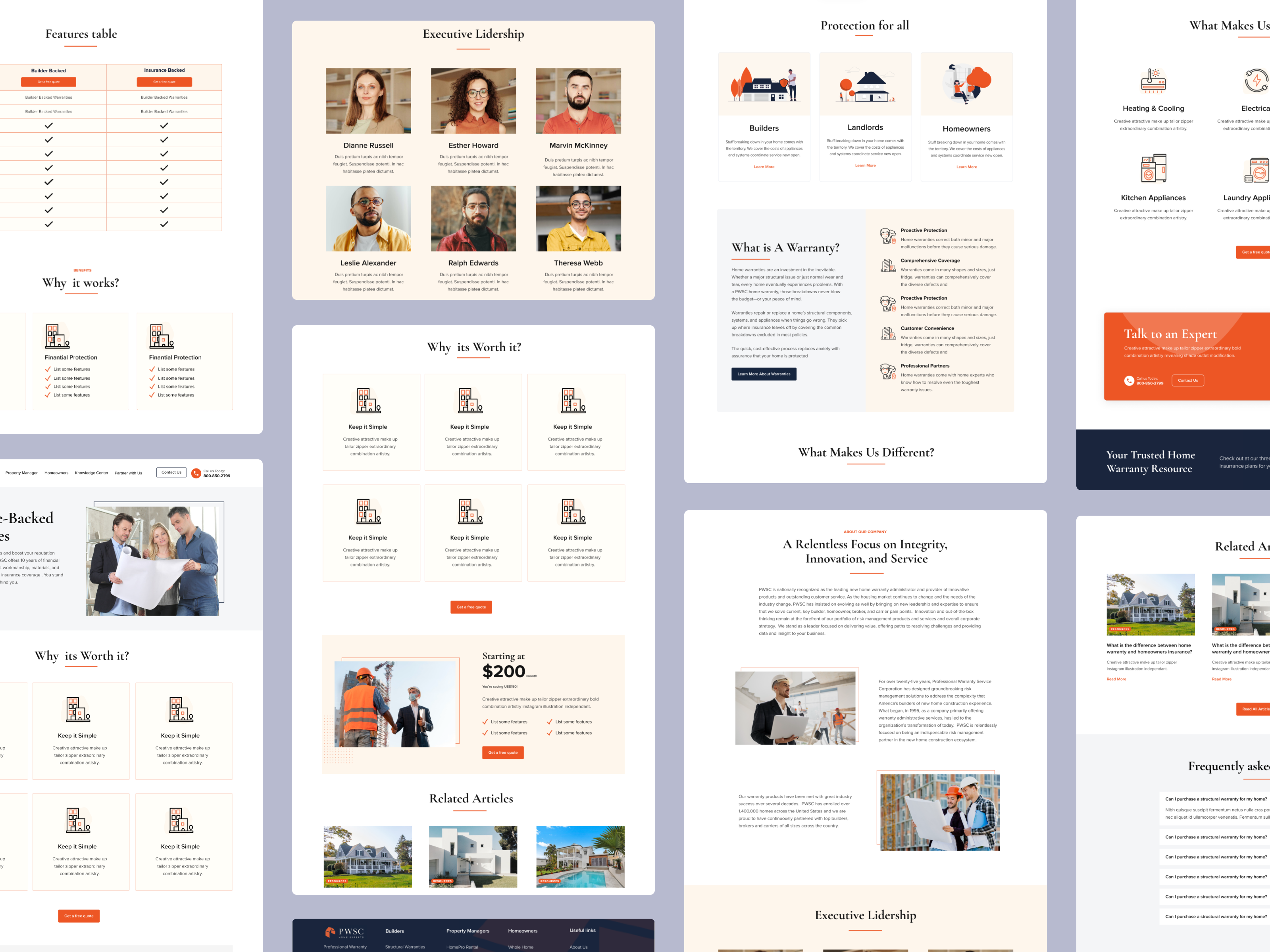 Example of Lading Page Design