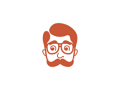 Bearded man logo branding face graphic design innocent logo logo logos man people logo restaurants logo store logo technology logo
