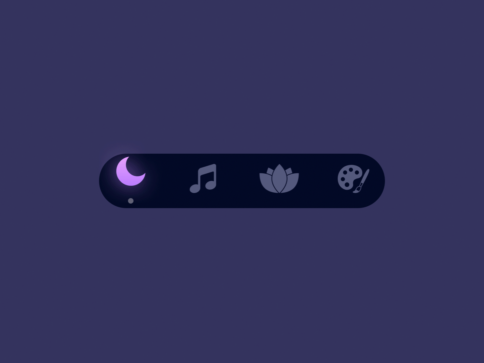 Animated icons in the tabbar animated icons animated tabbar animation app design art icons logo mobile app mobile app design sleep sound ui wellness