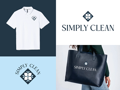 Simply Clean - A Luxury Cleaning Service brand branding clean cleaning design graphic illustration illustrator kitchen tile luxury maid tile upscale