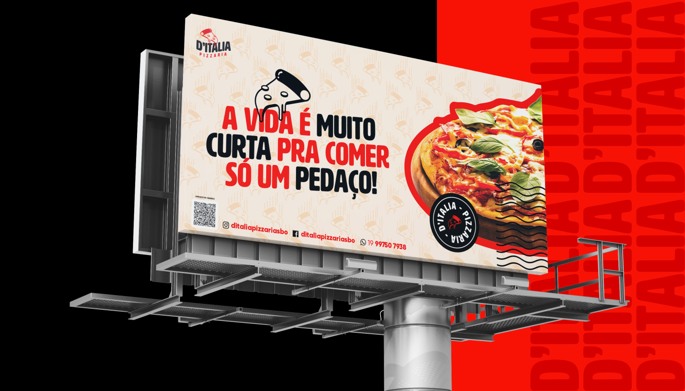 D'Italia Pizzaria | Branding & Packaging brand identity branding graphic design packaging pizza