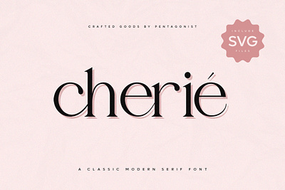 Cherie | Classic Modern Serif canva classic classy cool decorative display elegant fashion font magazine modern popular font retro serif stylish stylish serif trendy tropical typeface vintage
