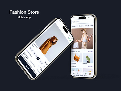 Mobile App/ Fashion Store App ( UX/UI design) business commerce cr crm design entertainment finance iphone ui design mobile designer mockups produktiviti prototype redesign store app ui elements ui ux prototyping user experience user flow ux ui wireframing