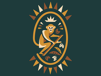MONKEY branding design flowers gorilla icon identity illustration jungle leaf logo marks monkey symbol tree ui vector