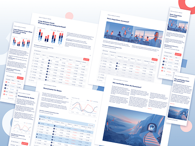 Omio Reports Pages graphic design landingpage mobile product design ui ux web