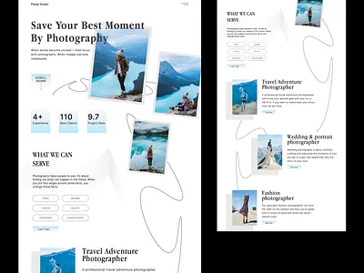 Photography Website Design bitmate studio branding camera cameraman design digital art fashion homepage landing page model photo photographer photography studio photography website photoshoot studio trending uiux web web design