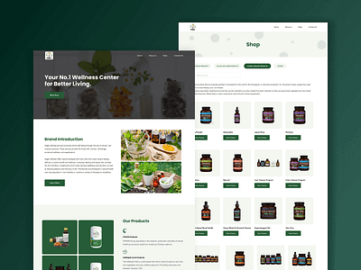 Wellness Website e commerce e commerce website graphic design product design ui ui design ux ux design website wellness website