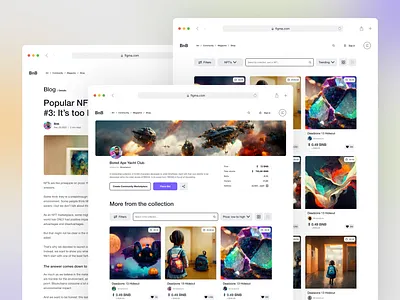 NFT Marketplace UI Kit concept dribbble marketplace nft ui kit ui ux ui8 webdesign website