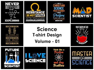 Science T-shirt Design graphic design science science t shirt science t shirt design t shirt design tshirt typography t shirt ui uiux ux