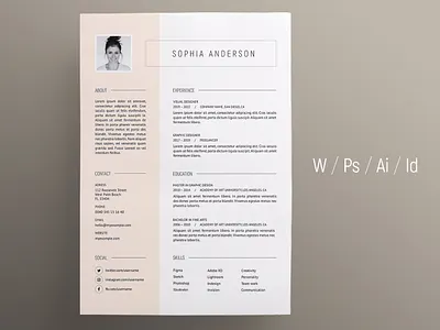 Word Resume & Cover Letter cover letter cv cv template resume resume letter resume template word letter word resume