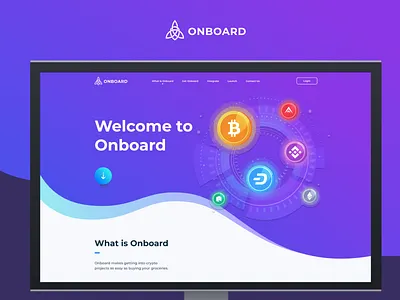 Website Design for Cryptocurrency adobe xd blockchain cryptocurrency figma interface ui uiux ux website