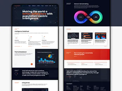 VoxCroft Public Website home page public website ui ux voxcroft website