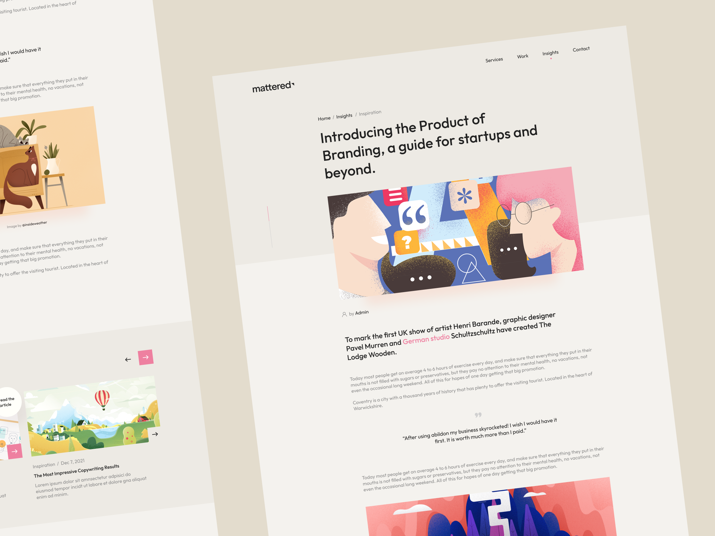 Example of Website Design