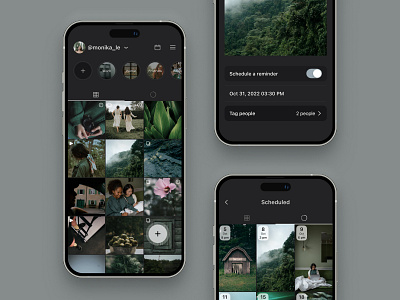 Previewer — Planner for Instagram app design grid instagram logo mobile planner typography ui ux