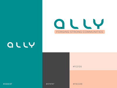 Ally - Logo branding design logo ui