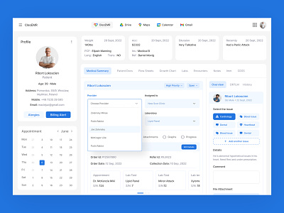 Google CleoEMR Redesign cleo emr dashboard design gmail redesign google google apps redesign google dashboard redesign google health redesign google redesign