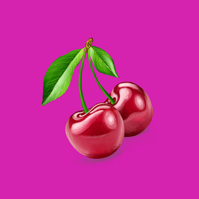 Sexy Cherry design digital drawing drawing illustration procreate