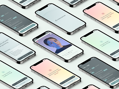 👁 Eyescanner – iOS App alcohol app design drugs eye eyescanner ios minimal mobile ui