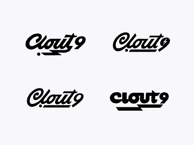 Clout9 branding calligraphy clout9 custom design flow handlettering identity lettering logo minimal monoline premium script type unique visual web