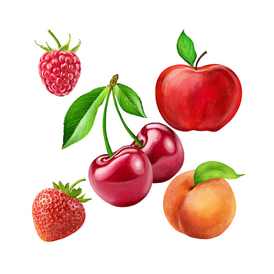 Vitamins design digital drawing digital illustration fruit illustration illustration procreate