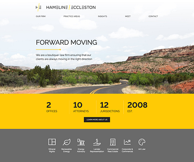 Hameline/Eccleston, LLP design ui
