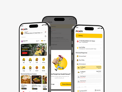 Maxim: Redesign Delivery Feature delivery app deliveryapp maxim mobileapp redesign ui uidesign uiux uxdesign