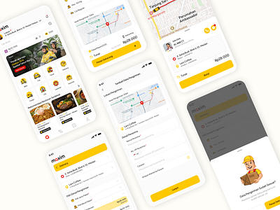 Maxim: Redesign Delivery Feature maxim mobileapp redesign ui uiux