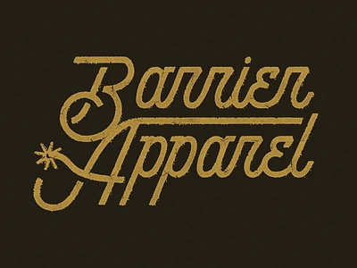 Barrier Apparel Spur Script apparel apparel design barrier cowboy cracks custom art design fort worth illustration illustrator rodeo rodeo time script spur texture trust printshop tshirt design type typography western