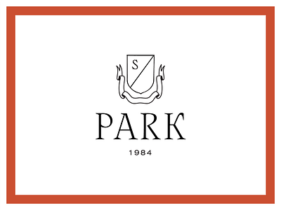 Park branding identity logo typography