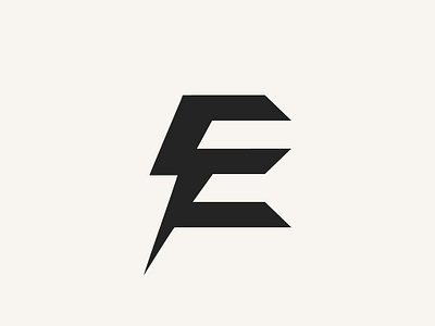 E ThunderBolt | Logo Mark a logo branding design graphic design illustration letter mark logo logo design logos