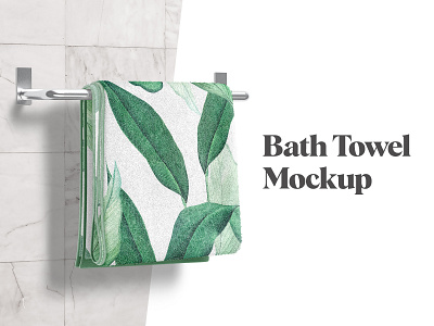 Free Bath Towel Mockup bath bathroom cotton download free freebie micorfiber mockup psd towel wiping