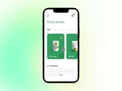 🥬 Organic Store | App animation app branding design food fresh graphic design healthy illustration life lifestyle logo motion graphics organic product shop store ui ux vegan