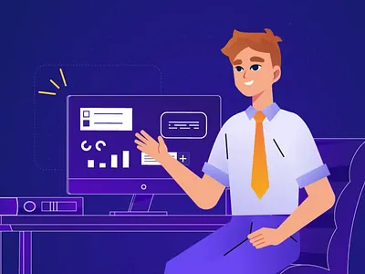 MyIntranet | Explainer Video aftereffects animation branding design explainer explainer video illustration motion graphics