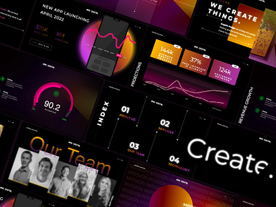 Animated PitchDeck animated brand identity branding charts dark dark logo digital pitch deck funding gradient graphs keynote logo new site pitch deck presentation start up tech tech pitch deck ui website