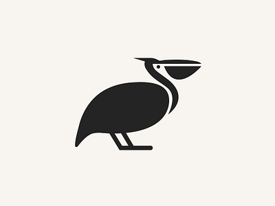 Pelican | Logo a logo branding design graphic design illustration letter mark logo