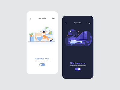 Daily UI Challenge 015 — On/Off Switch app design interface design mobile mobile design ui ui design uiux ux