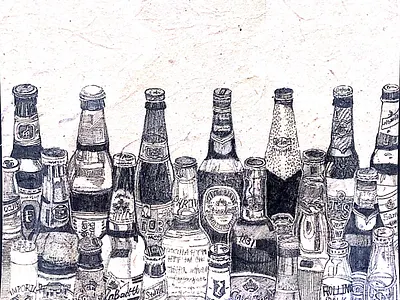 Bottle artstudio illustration sketch