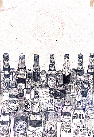 Bottle artstudio illustration sketch