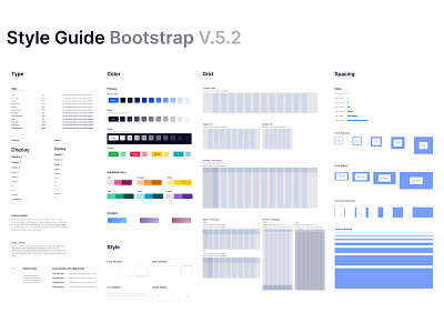 Style Guide ~ Bootstrap V.5.2 bootstrap design system styleguide ui