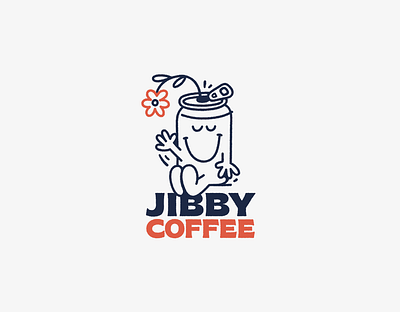 Mr. Jibby 2d branding character graphic design illustration linework logo t shirt