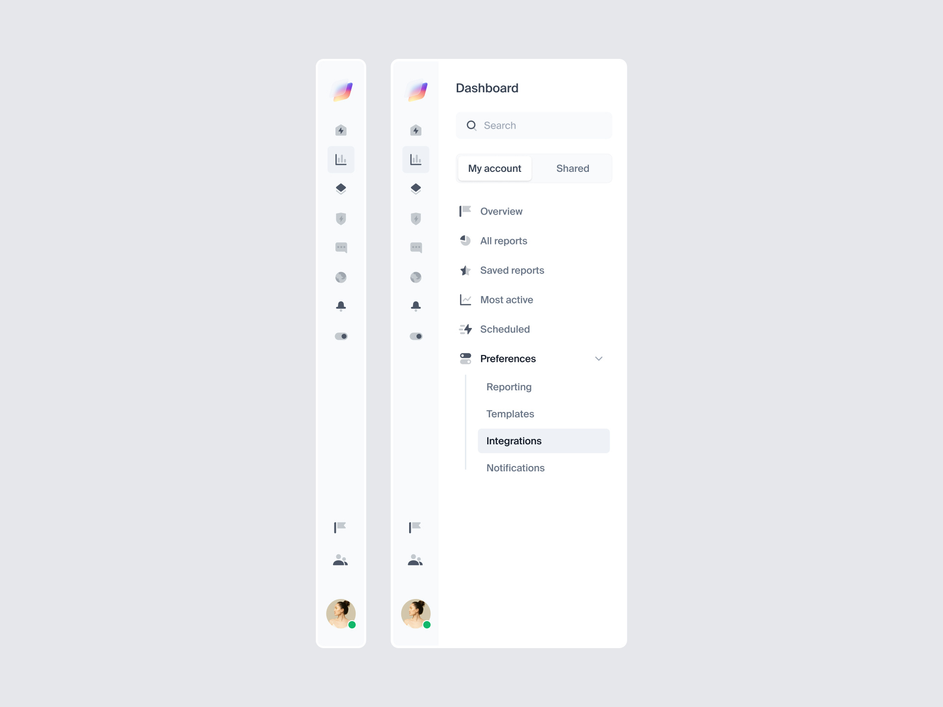 Dual-tier sidebar navigation — Untitled UI by Jordan Hughes® on Dribbble