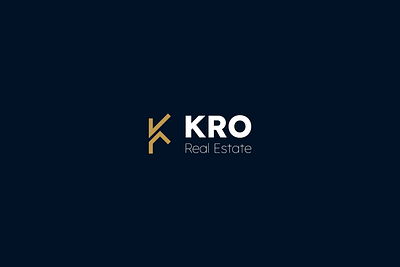 Logo Design / Kro Real Estate branding designer graphic design identity logo marketing new real estate