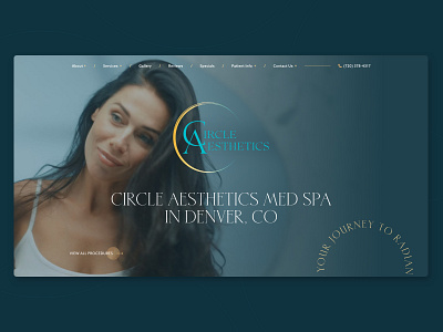 Circle Aesthetics – Web Design luxury modern