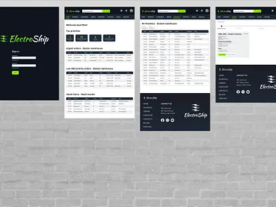 Warehouse CRM branding crm graphic design inventory logo management operations shipping supplychain ui ux warehouse