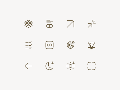 vector icons app arrow branding check click code dark mode design design system figma icons link navigation scalable svg target toggle ui vector visual language