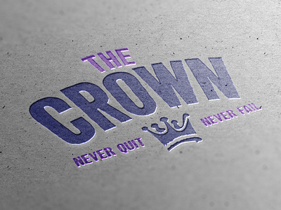 The Crown brand identity illustration logo vector