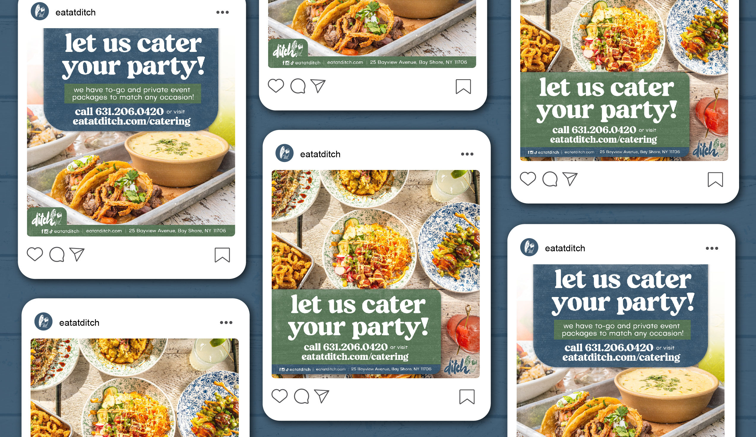 Ditch Restaurant Branding advertising beach brand identity branding design digital graphic design hospitality layout design logo menu design print print design restaurant social media