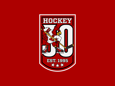 UofL Hockey 30th Logo branding design graphic design logo vector